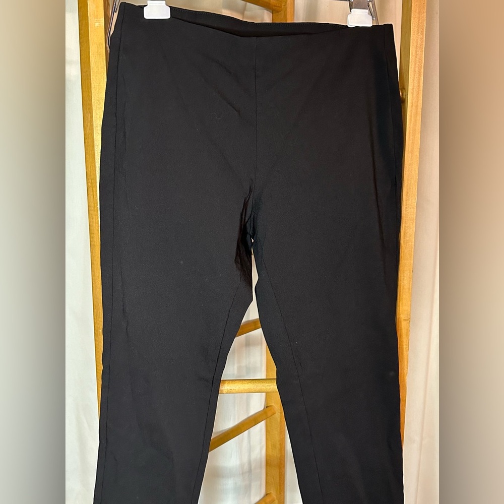 Michael Kors Pull on Stretch Black Pants Leggings Comfortable Work Slacks Small